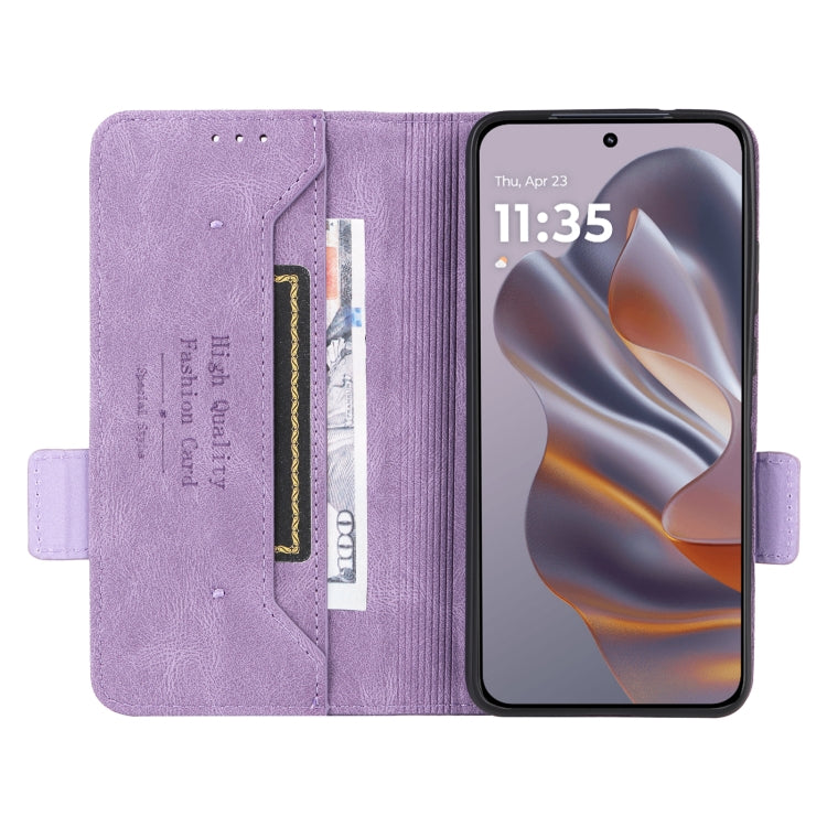 For Motorola Edge 50 Neo 5G Magnetic Clasp Leather Phone Case