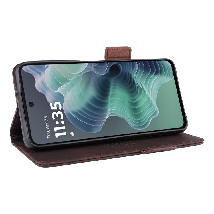 For Motorola Moto G35 5G Magnetic Clasp Leather Phone Case