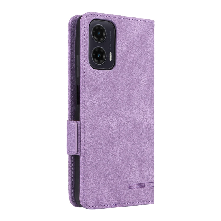 For Motorola Moto G35 5G Magnetic Clasp Leather Phone Case