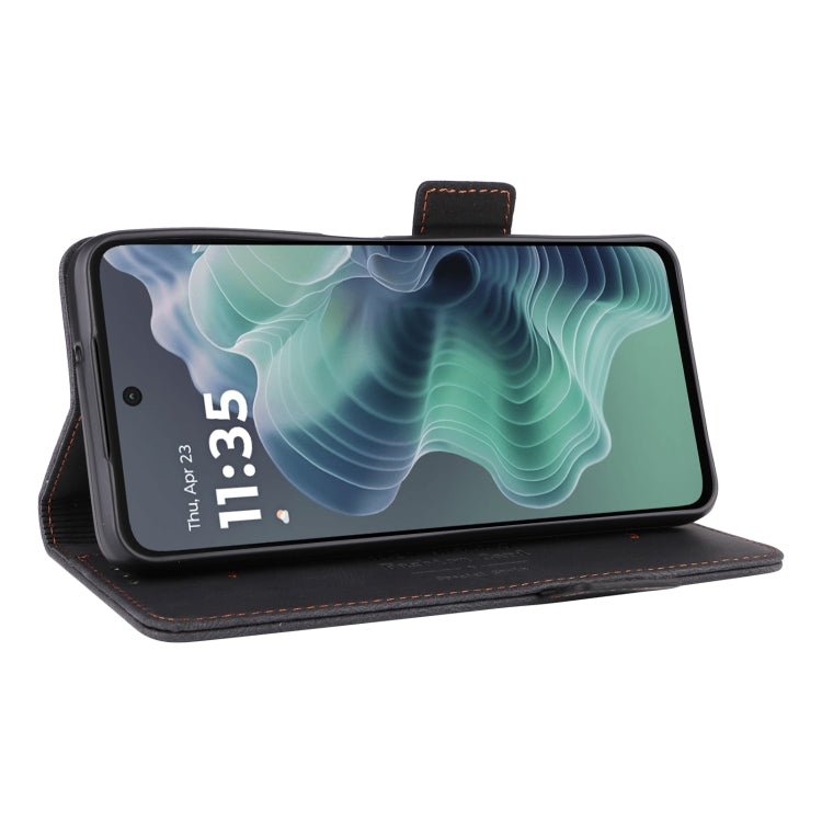 For Motorola Moto G35 5G Magnetic Clasp Leather Phone Case