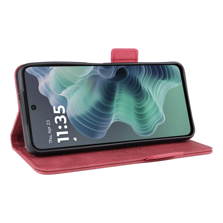 For Motorola Moto G35 5G Magnetic Clasp Leather Phone Case