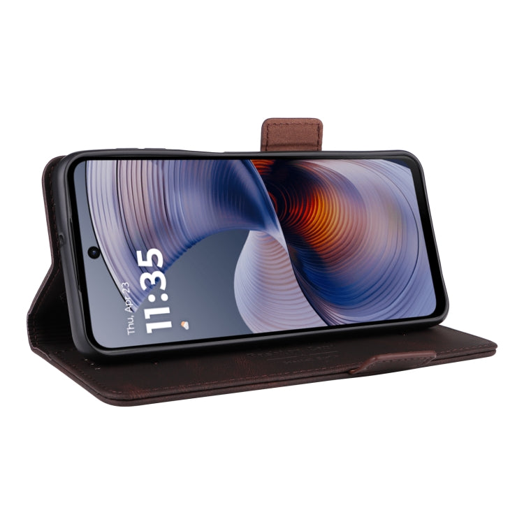 For Motorola Moto G55 5G Magnetic Clasp Leather Phone Case