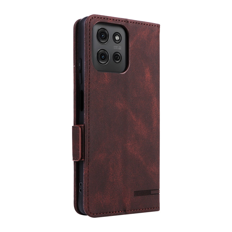 For Motorola Moto G75 5G Magnetic Clasp Leather Phone Case