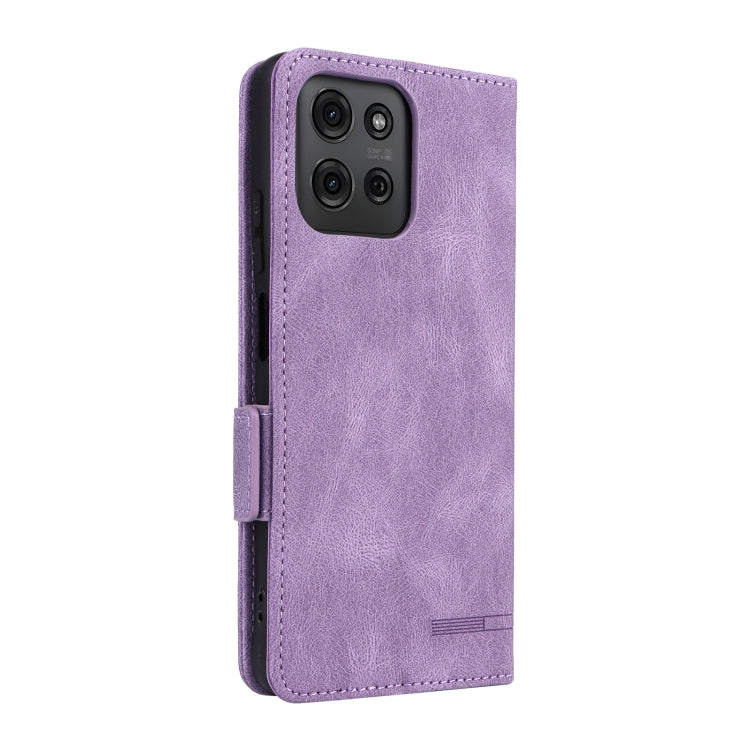 For Motorola Moto G75 5G Magnetic Clasp Leather Phone Case