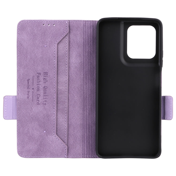 For Motorola Moto G75 5G Magnetic Clasp Leather Phone Case