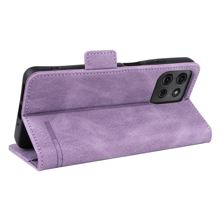 For Motorola Moto G75 5G Magnetic Clasp Leather Phone Case
