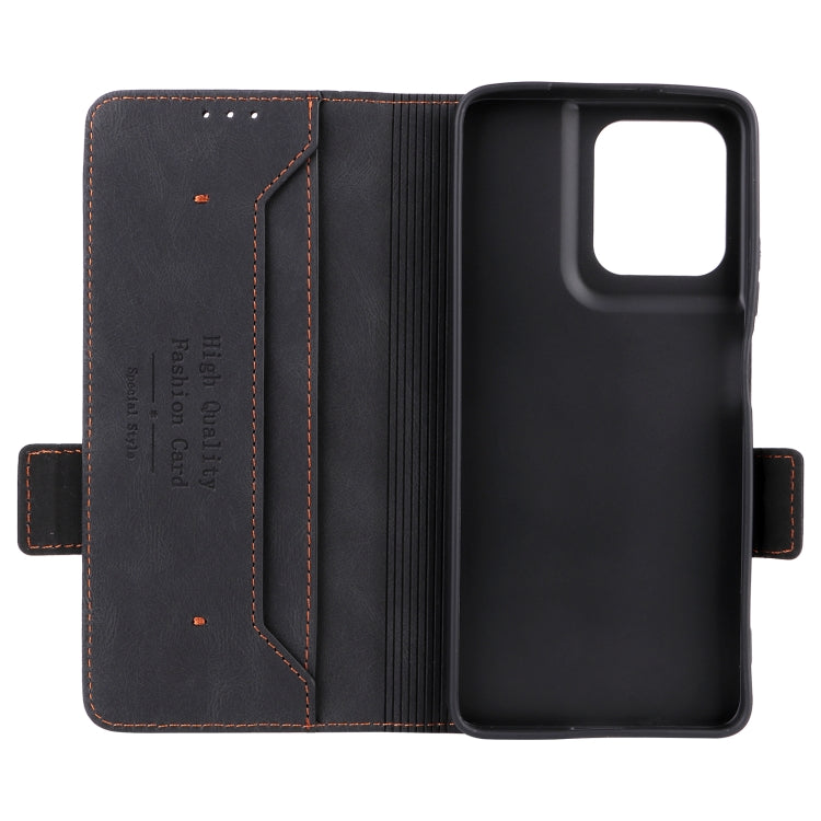 For Motorola Moto G75 5G Magnetic Clasp Leather Phone Case