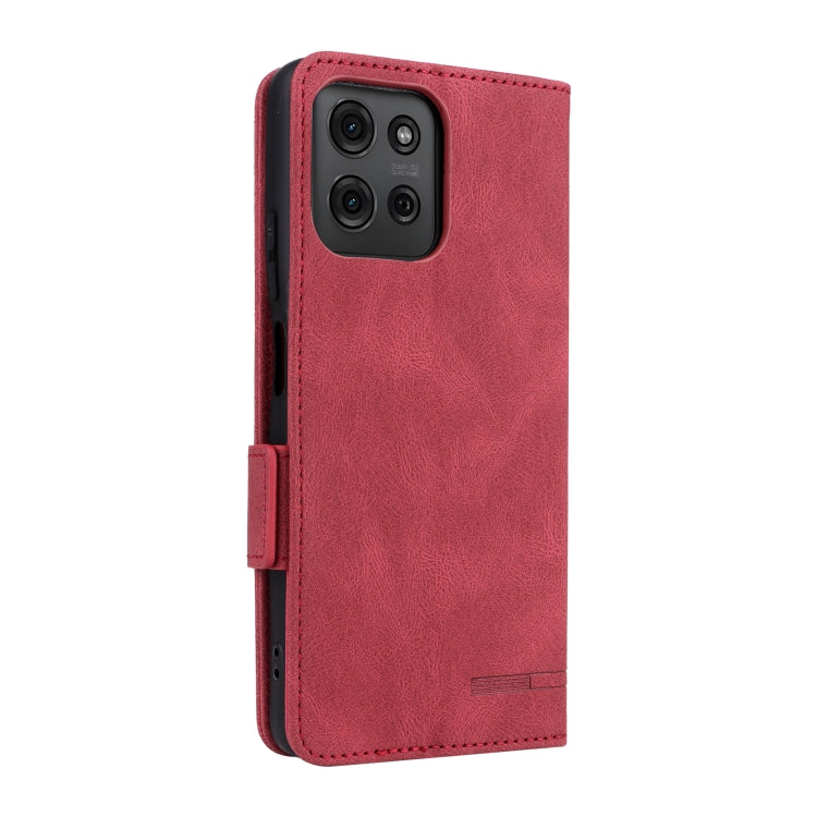 For Motorola Moto G75 5G Magnetic Clasp Leather Phone Case