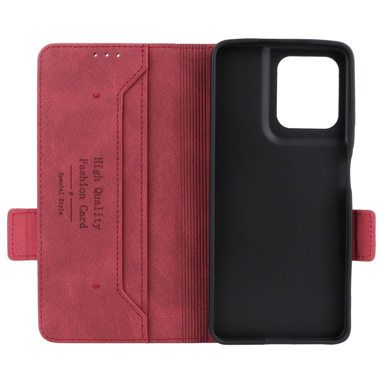 For Motorola Moto G75 5G Magnetic Clasp Leather Phone Case