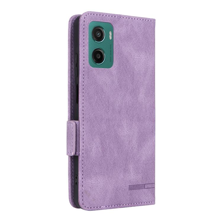 For Motorola Moto G05 / E15 Magnetic Clasp Leather Phone Case