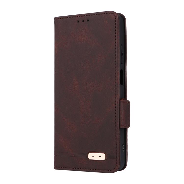 For Motorola Moto G15 Magnetic Clasp Leather Phone Case
