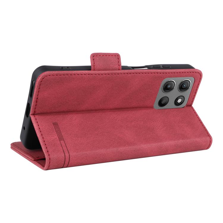 For Motorola Moto G15 Magnetic Clasp Leather Phone Case