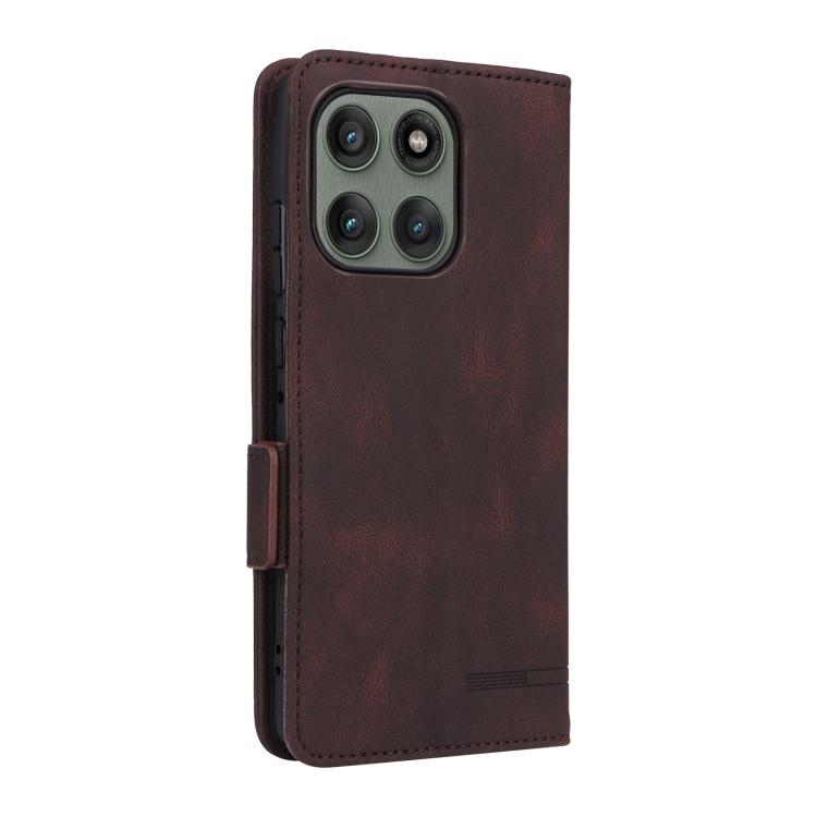 For Motorola Edge 60 Pro Magnetic Clasp Leather Phone Case