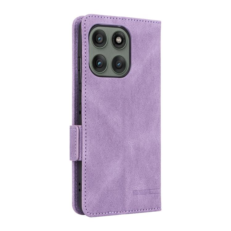 For Motorola Edge 60 Pro Magnetic Clasp Leather Phone Case