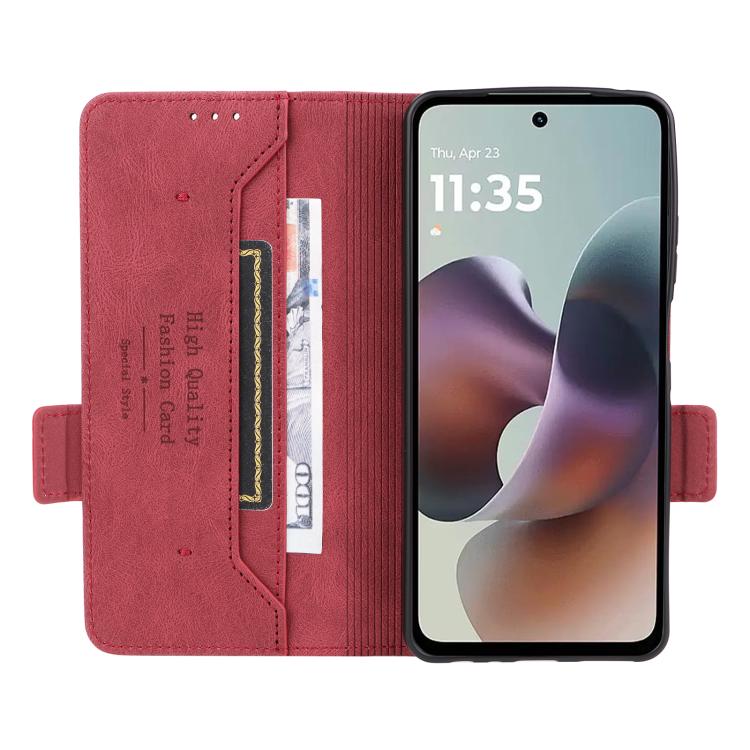 For Motorola Edge 60 Pro Magnetic Clasp Leather Phone Case