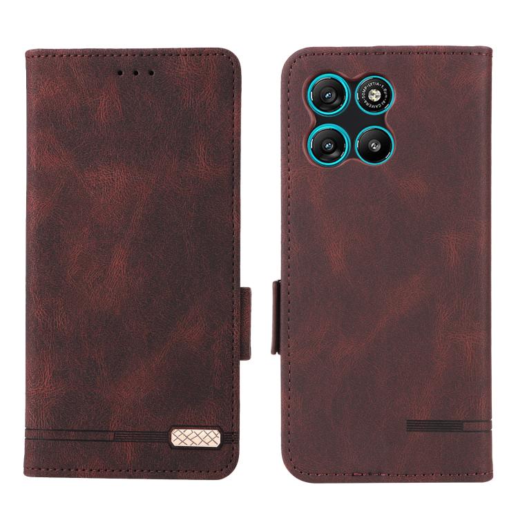 For Motorola Moto G67 Power Magnetic Clasp Leather Phone Case