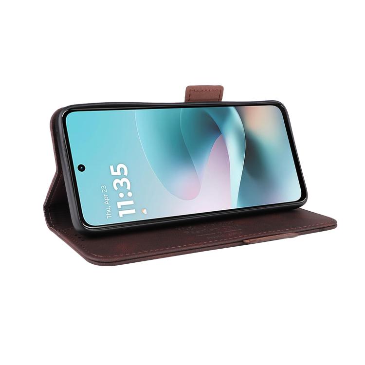 For Motorola Moto G67 Power Magnetic Clasp Leather Phone Case