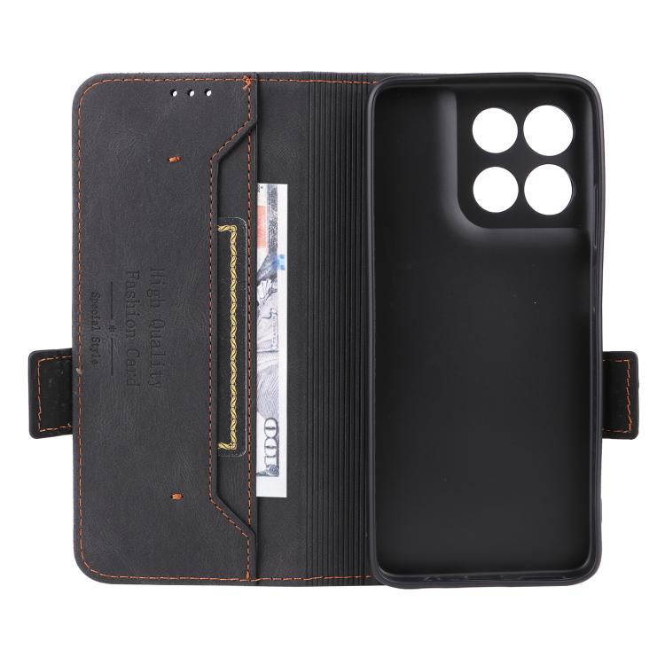 For Motorola Moto G67 Power Magnetic Clasp Leather Phone Case