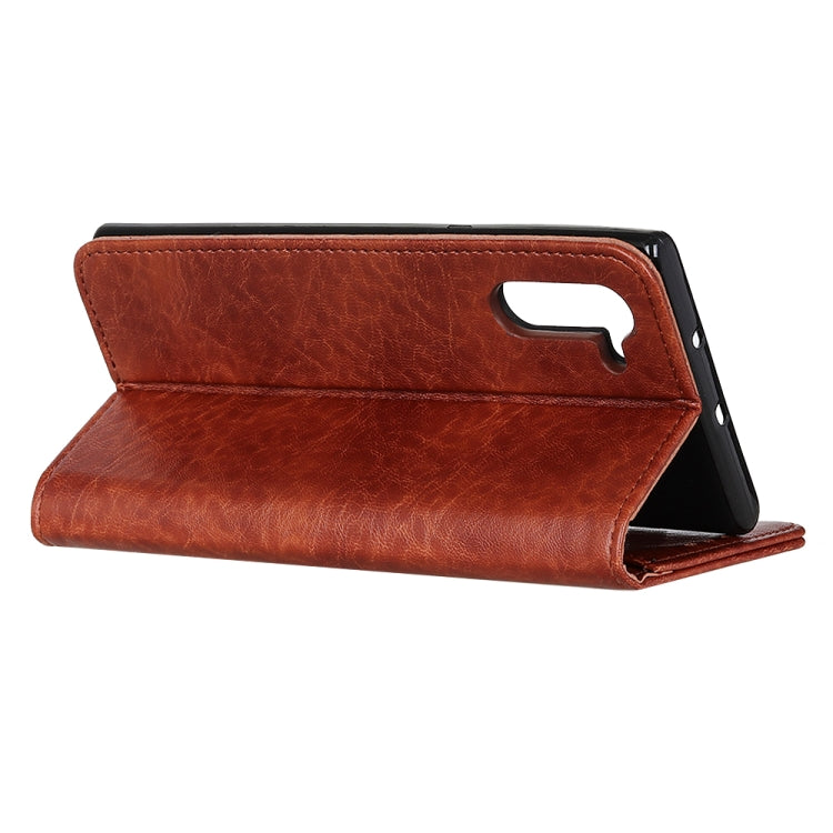 For OnePlus Nord Magnetic Retro Crazy Horse Texture Horizontal Flip Leather Case with Holder & Card Slots & Wallet