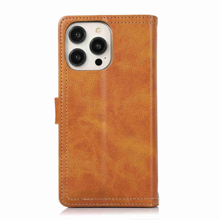 For iPhone 16 Pro Max Wristband Card Slot Leather Phone Case