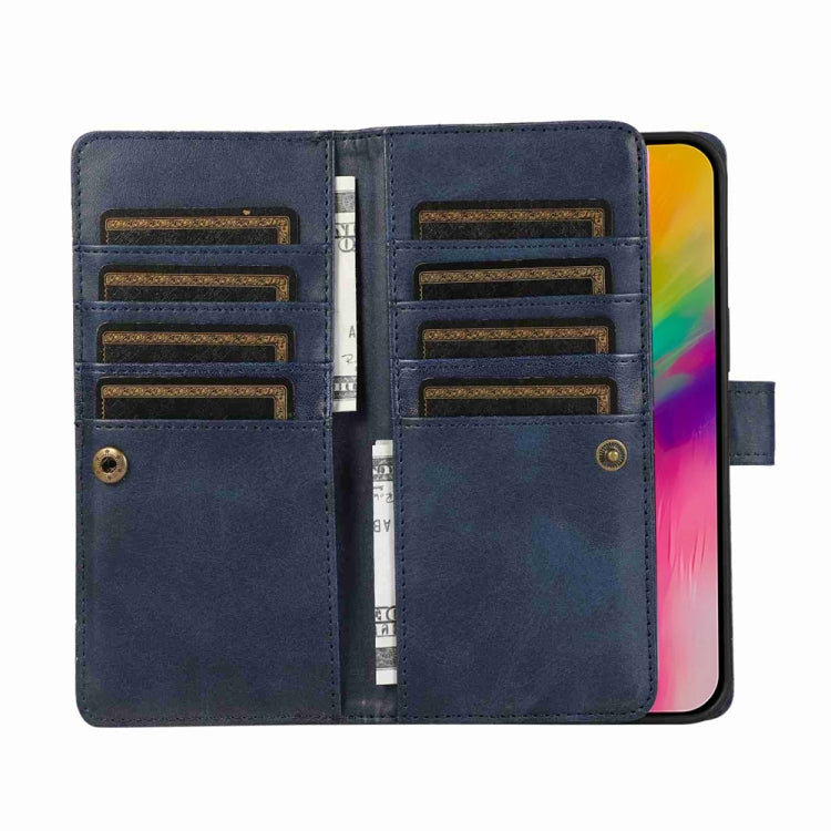 For iPhone 16 Pro Max Wristband Card Slot Leather Phone Case