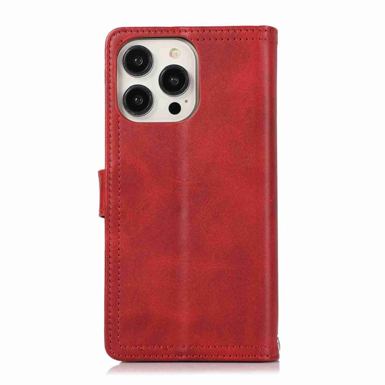 For iPhone 16 Pro Wristband Card Slot Leather Phone Case