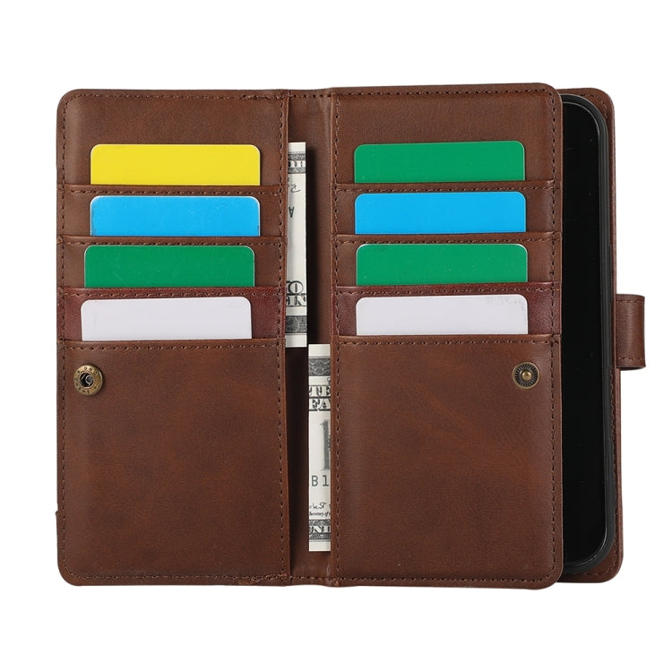 For iPhone 16 Plus Wristband Card Slot Leather Phone Case