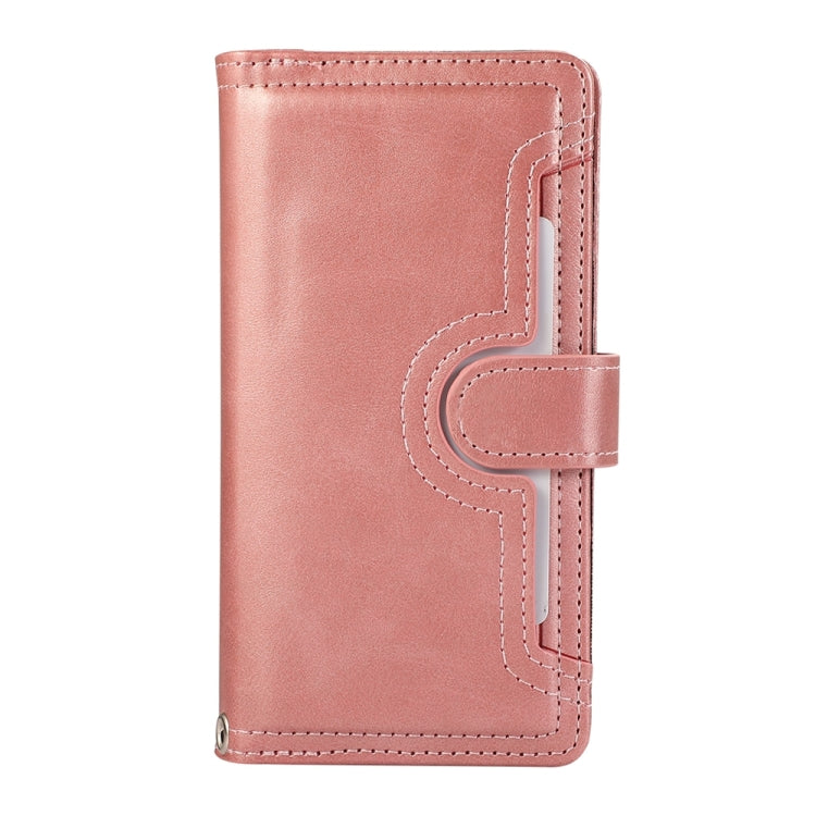 For iPhone 16 Wristband Card Slot Leather Phone Case