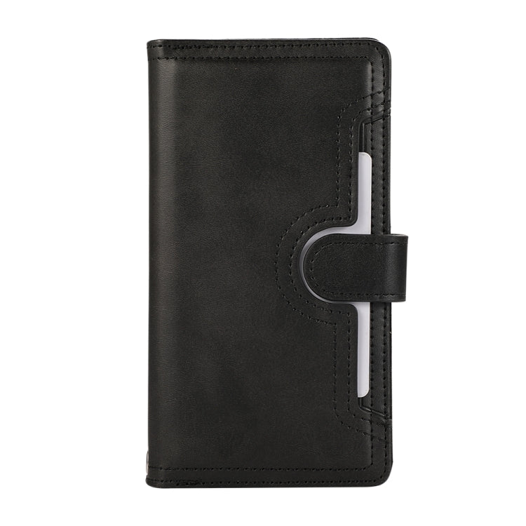 For iPhone 16 Wristband Card Slot Leather Phone Case
