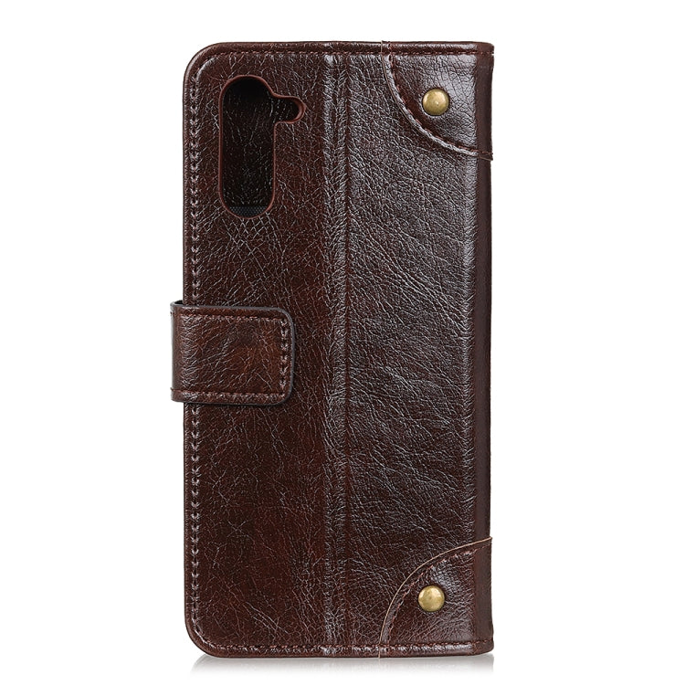 For OnePlus Nord Copper Buckle Nappa Texture Horizontal Flip Leather Case with Holder & Card Slots & Wallet