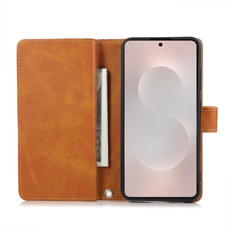 For Samsung Galaxy S26 Ultra 5G Wristband Card Slot Leather Phone Case
