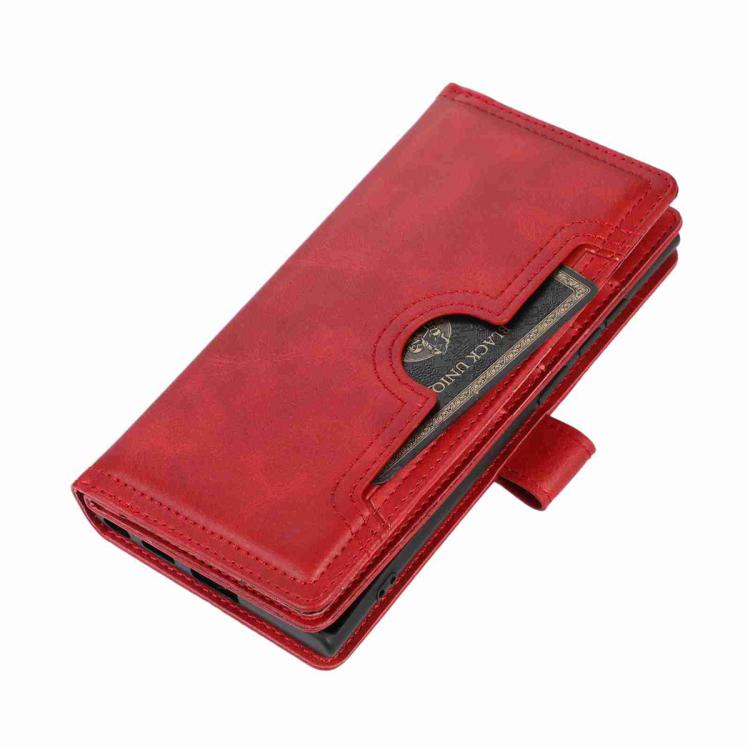 For Samsung Galaxy S26 Ultra 5G Wristband Card Slot Leather Phone Case