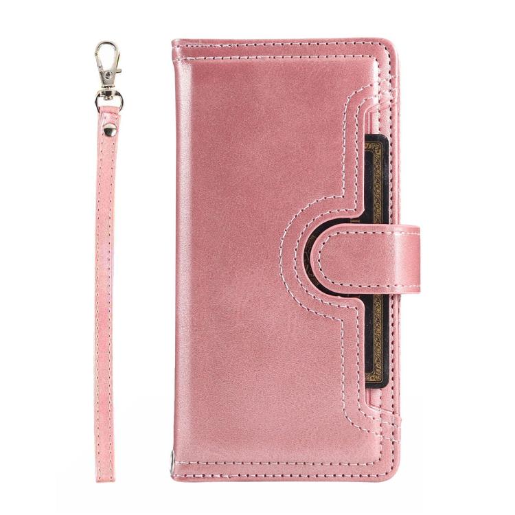 For Samsung Galaxy S26 Ultra 5G Wristband Card Slot Leather Phone Case