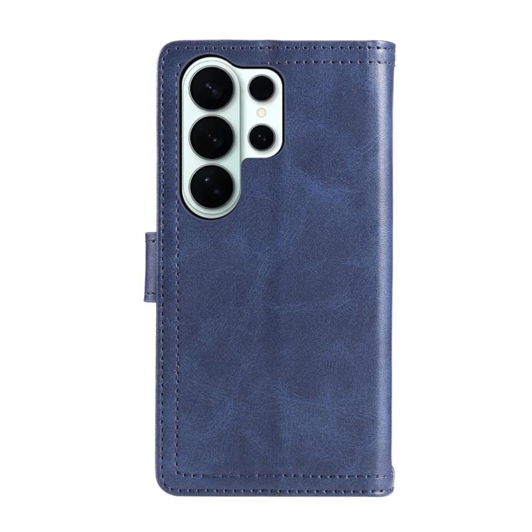 For Samsung Galaxy S26 Ultra 5G Wristband Card Slot Leather Phone Case