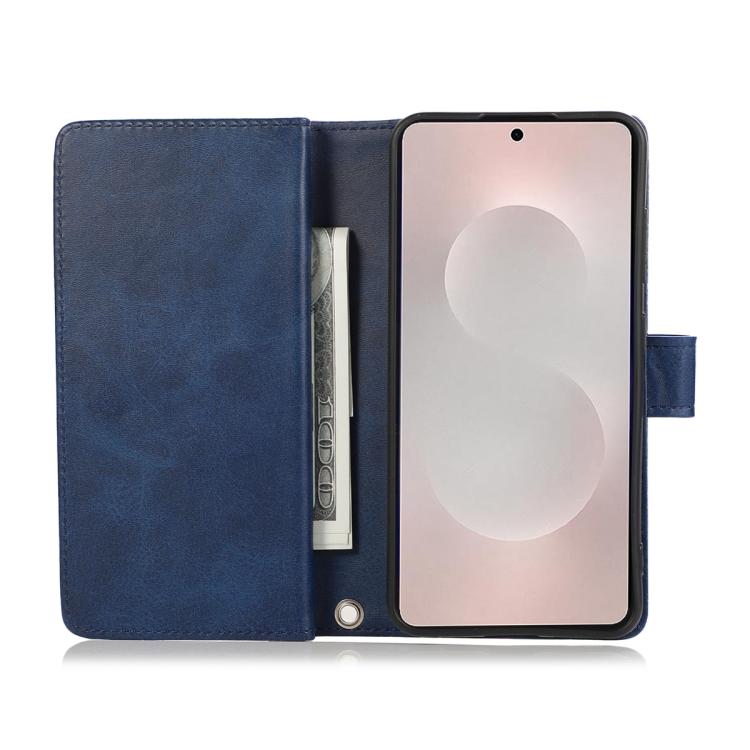 For Samsung Galaxy S26 Ultra 5G Wristband Card Slot Leather Phone Case
