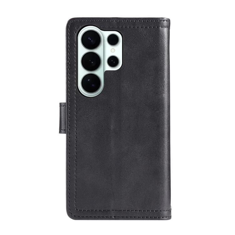 For Samsung Galaxy S26 Ultra 5G Wristband Card Slot Leather Phone Case