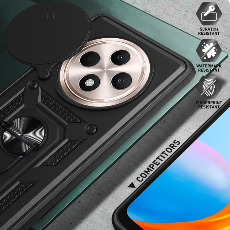 For OPPO Reno12 F 5G Global Sliding Camera Cover Design TPU+PC Phone Case