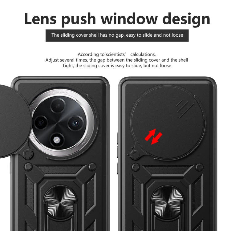 For OPPO F27 Pro / F27 Pro+ Global Sliding Camera Cover Design TPU+PC Phone Case