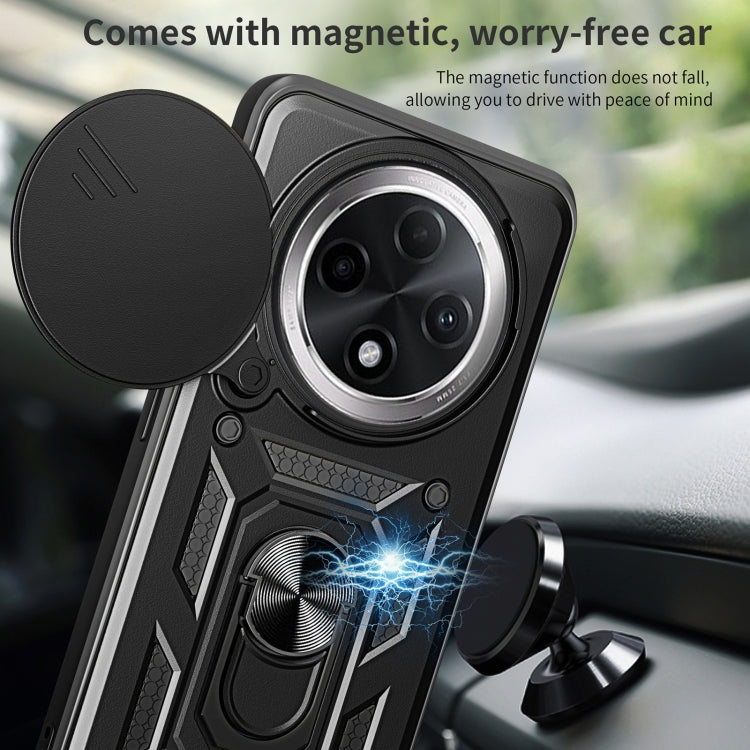 For OPPO F27 Pro / F27 Pro+ Global Sliding Camera Cover Design TPU+PC Phone Case