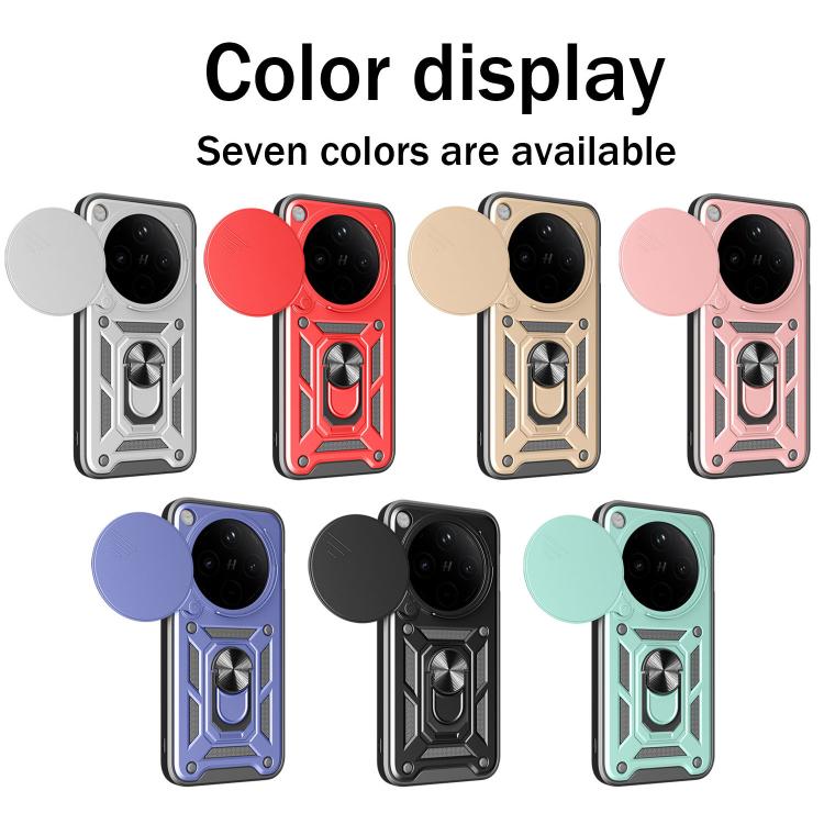 For OPPO Find X8 Pro Sliding Camera Cover Design TPU+PC Phone Case