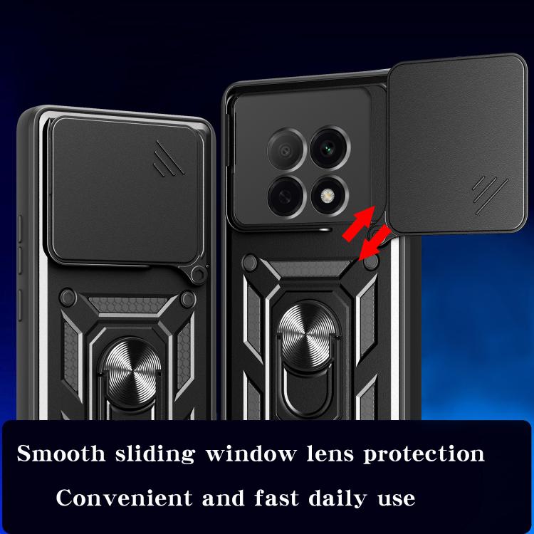 For OPPO F29 Pro 5G Sliding Camera Cover Design TPU+PC Phone Case