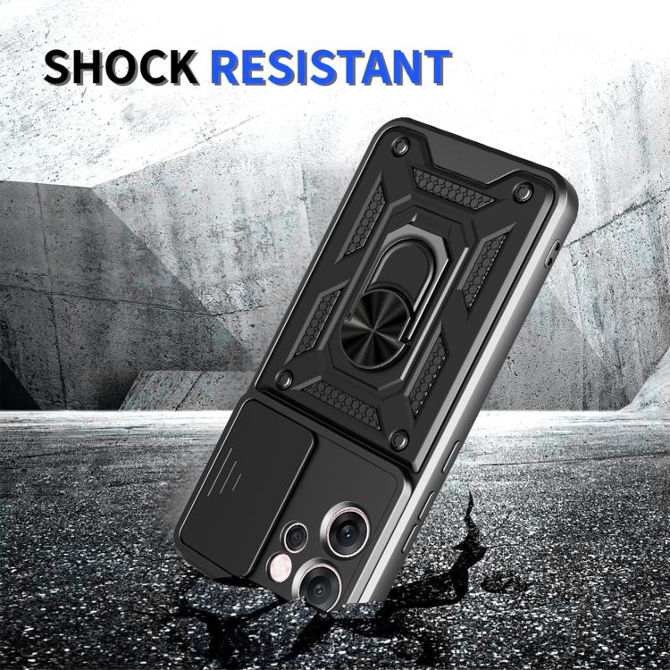 For OPPO Reno14 F 5G Global Sliding Camera Cover Design TPU+PC Phone Case