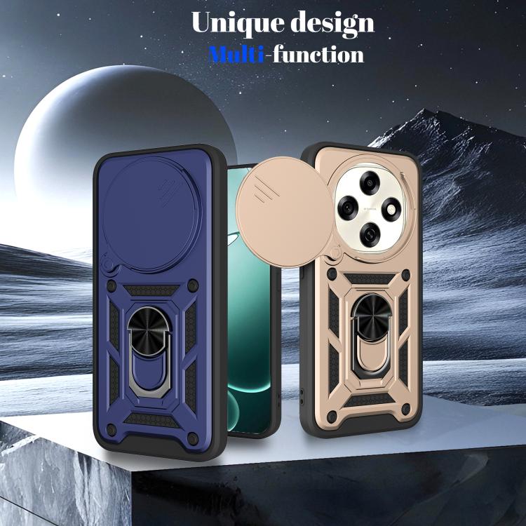 For OPPO F31 Pro 5G Sliding Camera Cover Design TPU+PC Phone Case