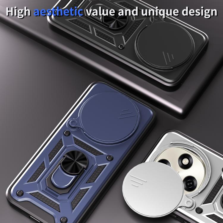 For OPPO F31 Pro 5G Sliding Camera Cover Design TPU+PC Phone Case