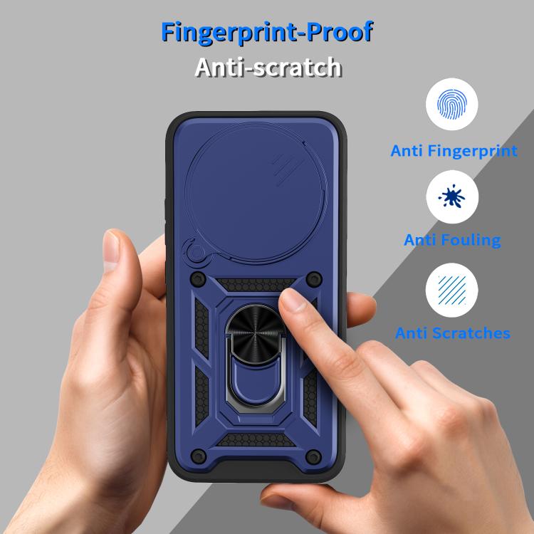 For OPPO F31 Pro 5G Sliding Camera Cover Design TPU+PC Phone Case