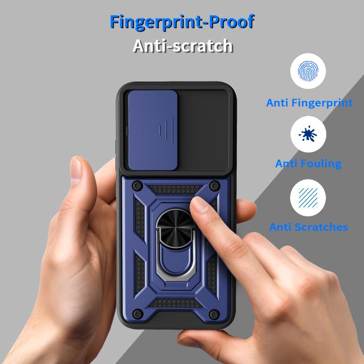 For OPPO A6 Pro 4G / 5G / F31 5G Sliding Camera Cover Design TPU+PC Phone Case
