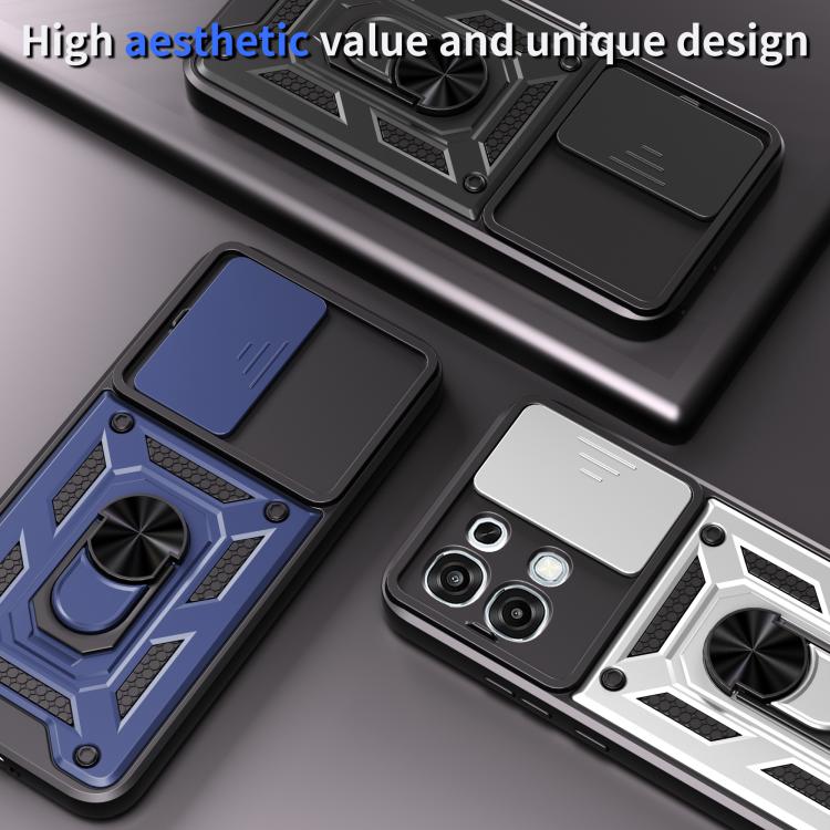 For OPPO A6 Pro 4G / 5G / F31 5G Sliding Camera Cover Design TPU+PC Phone Case