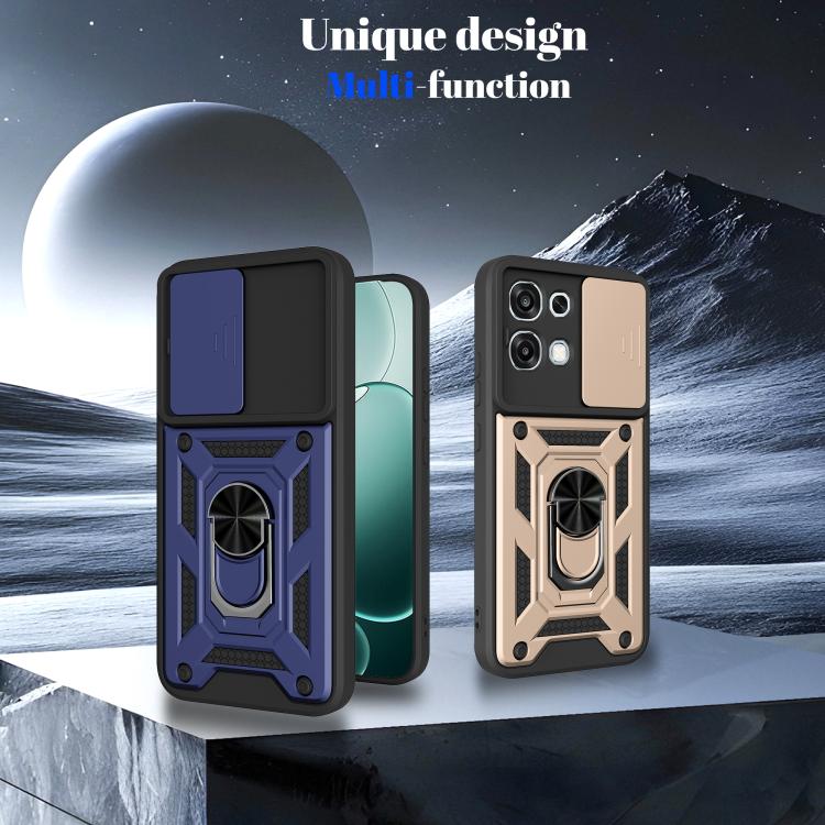 For OPPO A6 Pro 4G / 5G / F31 5G Sliding Camera Cover Design TPU+PC Phone Case