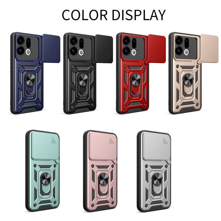 For OPPO Find X9 Sliding Camera Cover Design TPU+PC Phone Case