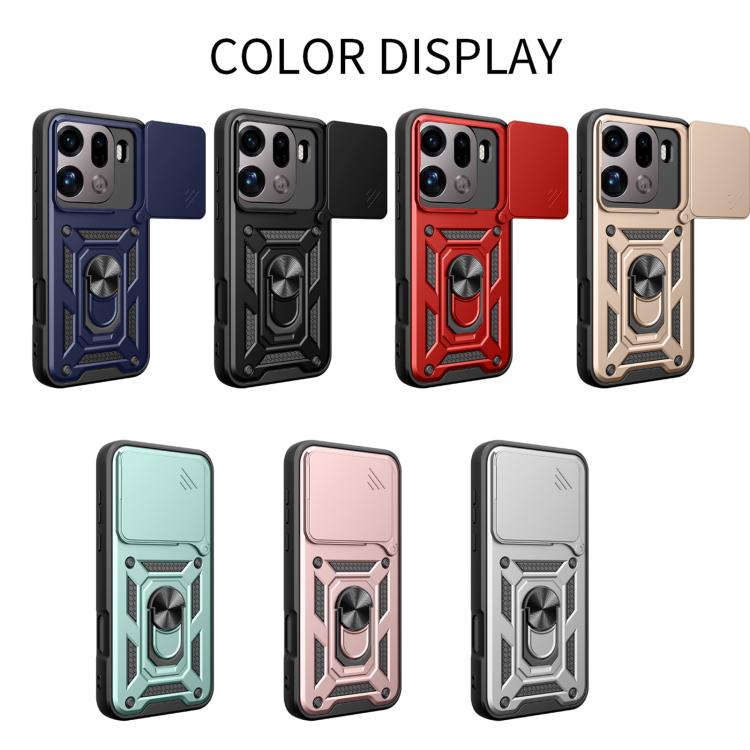 For OPPO Find X9 Pro Sliding Camera Cover Design TPU+PC Phone Case